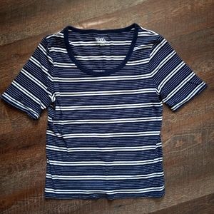 Navy striped tee
